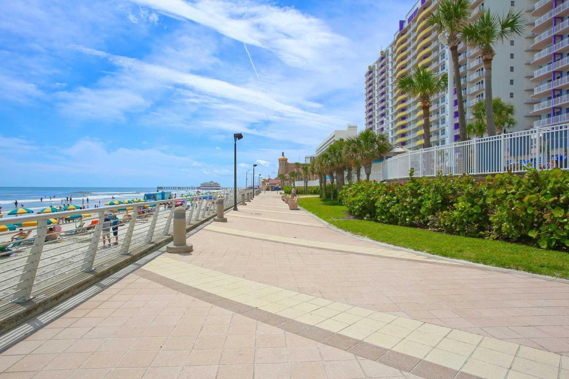 Luxury 11Th Floor 1 Bedroom Condo Direct Oceanfront Wyndham Ocean Walk Resort Daytona Beach | 1107 Exterior photo