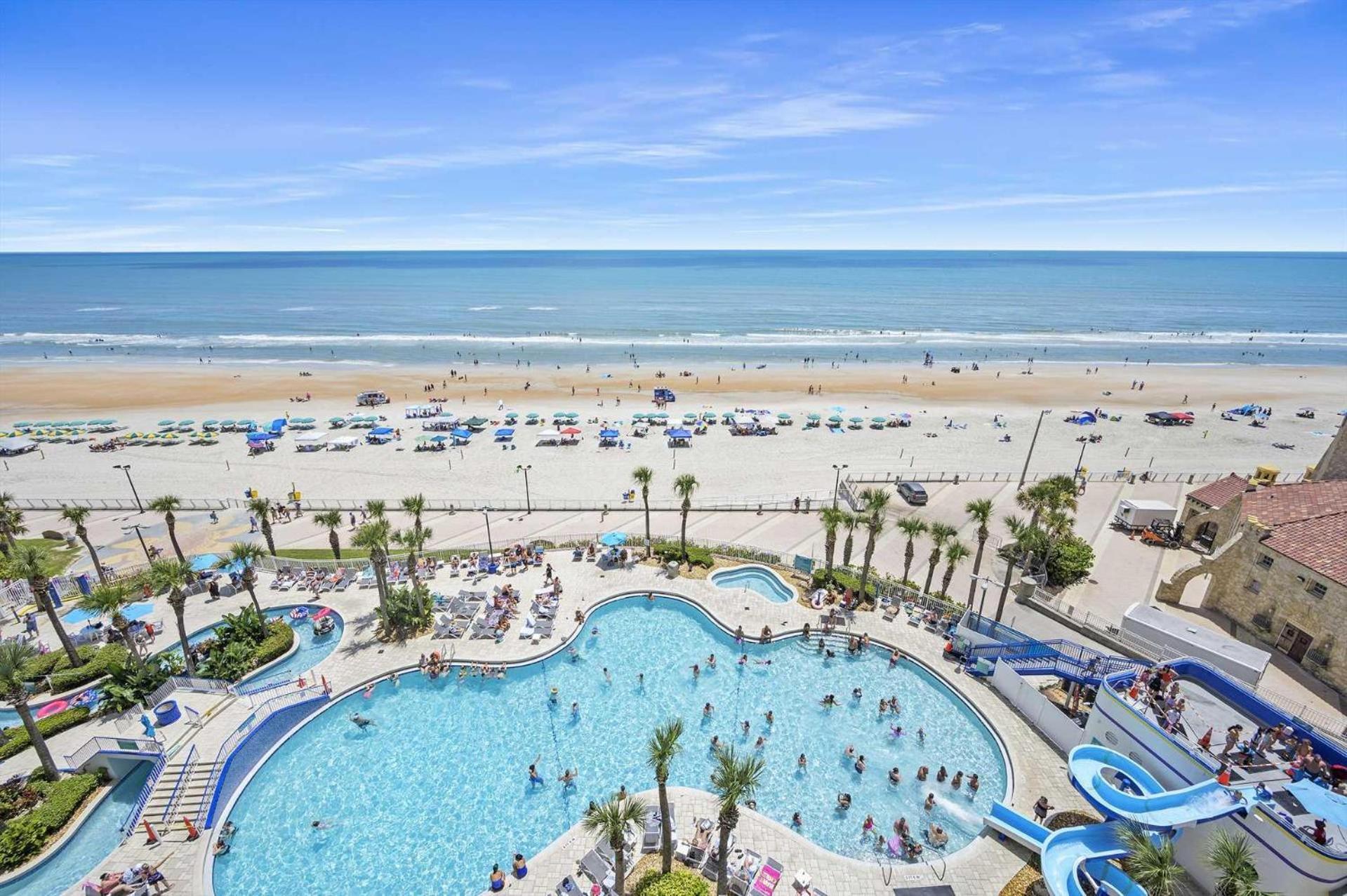 Luxury 11Th Floor 1 Bedroom Condo Direct Oceanfront Wyndham Ocean Walk Resort Daytona Beach | 1107 Exterior photo