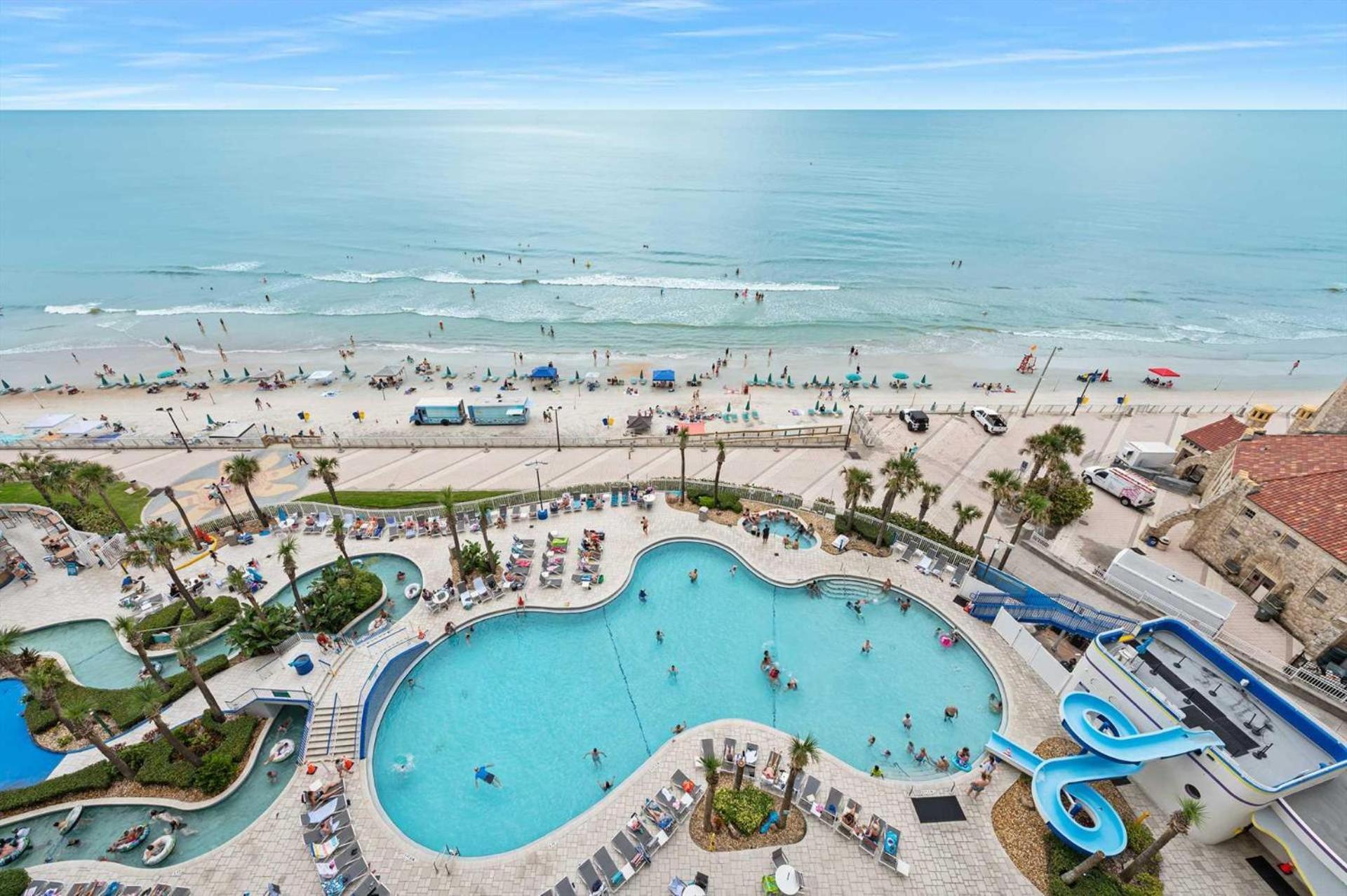 Luxury 11Th Floor 1 Bedroom Condo Direct Oceanfront Wyndham Ocean Walk Resort Daytona Beach | 1107 Exterior photo